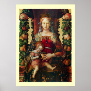 VIRGIN WITH CHILD particular 2 Poster