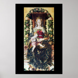 VIRGIN WITH CHILD particular Poster