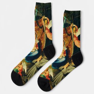 Virgin with Child, St. Adelheid and St. Francis Socks
