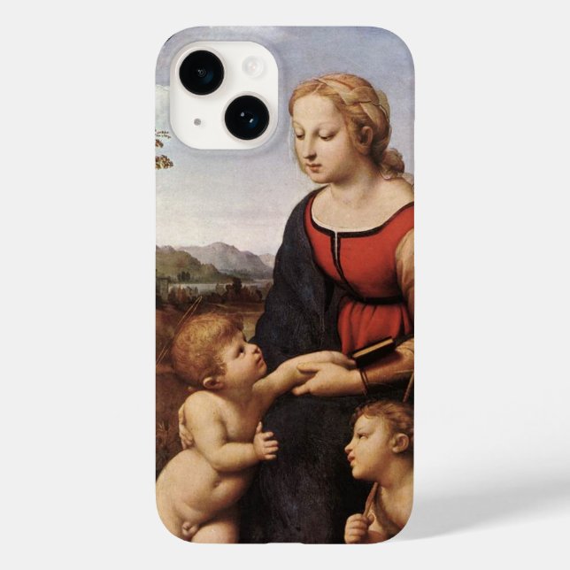 Virgin with Jesus and St. John by Raphael Case-Mate iPhone Case (Back)
