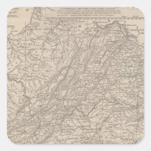Virginia 10 square sticker