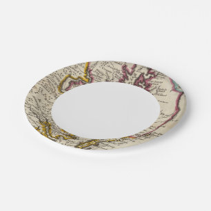 Virginia and Maryland Paper Plate