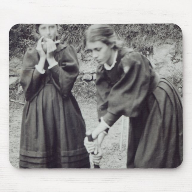 Virginia and Vanessa Stephen, in St. Ives, 1894 Mouse Pad (Front)