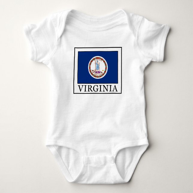 Virginia Baby Bodysuit (Front)