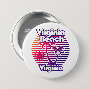 Virginia Beach 7.5 Cm Round Badge