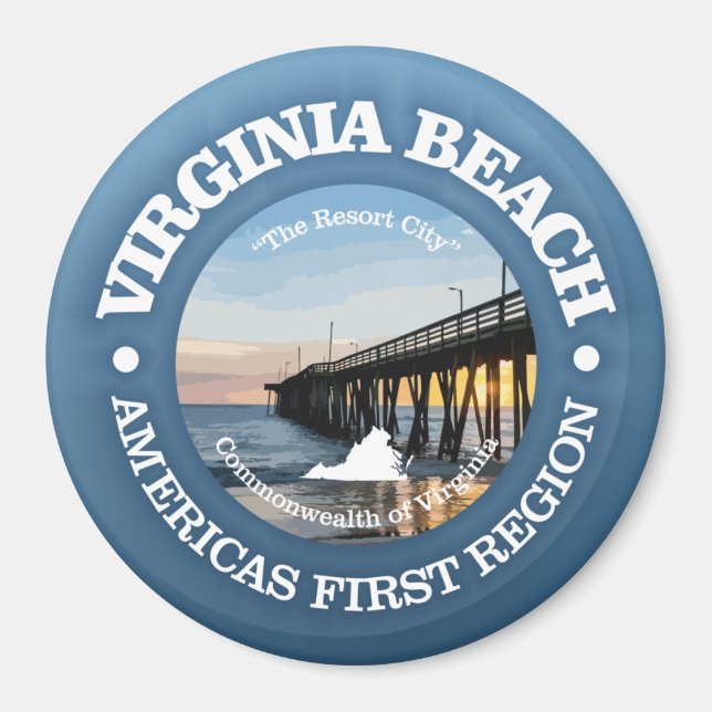 Virginia Beach (C) Magnet (Front)