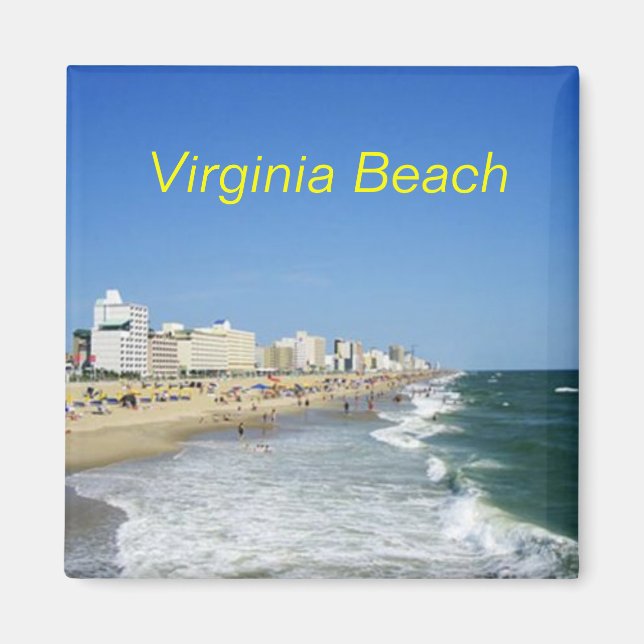 Virginia beach magnet (Front)