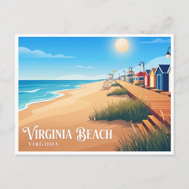 Virginia Beach Postcard (Front)
