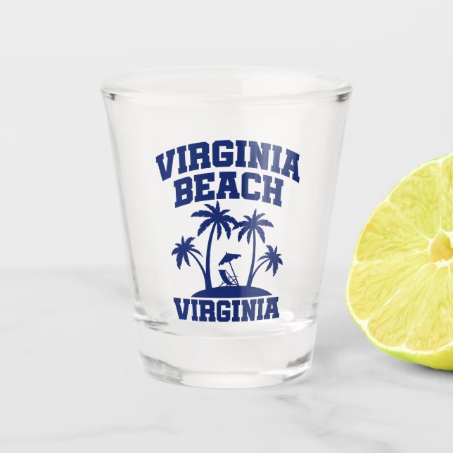 Virginia Beach Shot Glass (Front)