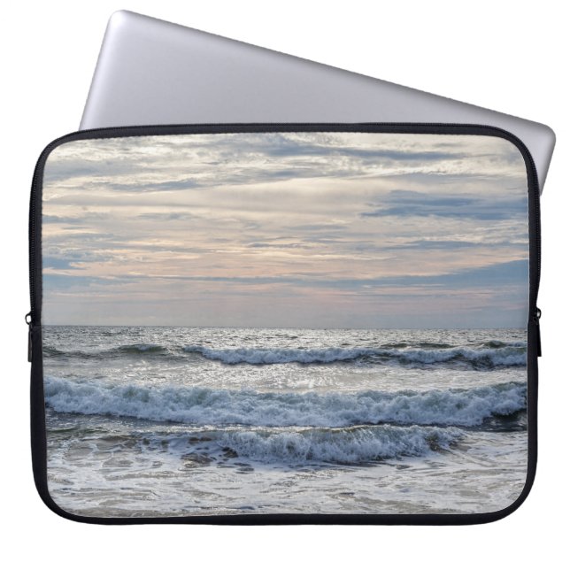 Virginia Beach Sunrise Laptop Sleeve (Front)