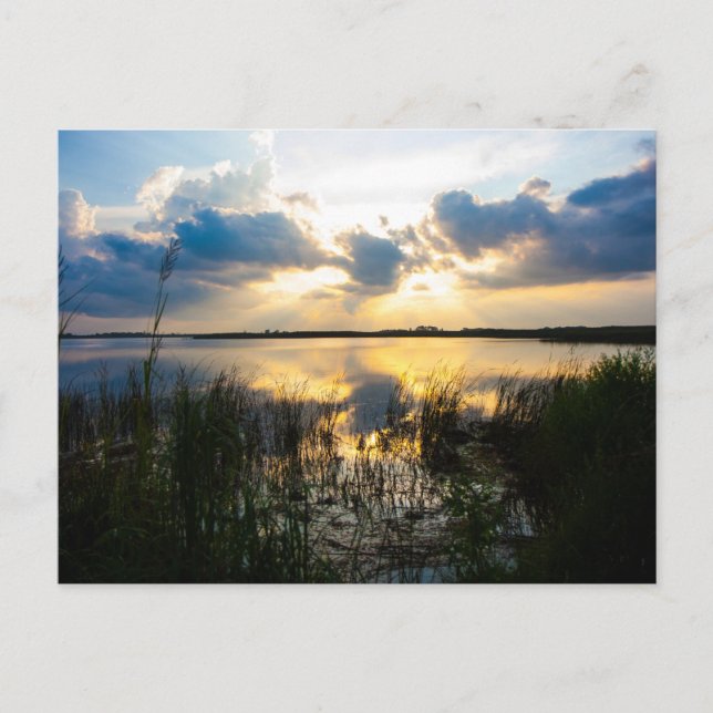 Virginia Beach Sunset Postcard (Front)