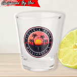Virginia Beach USA Retro Sunset Souvenirs 80s Shot Glass<br><div class="desc">This retro Virginia Beach of Virginia State Vintage design makes a great Christmas or Birthday gift for fans of Virginia Beach. The retro summer vibes design is a perfect gift for travel lovers and tropical destinations fans. - " You can customise and modify this template by adjusting, changing or deleting...</div>
