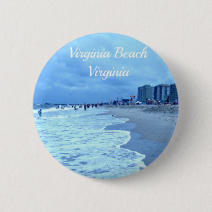Virginia Beach, Virginia 6 Cm Round Badge