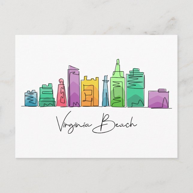 Virginia Beach VIRGINIA Postcard (Front)
