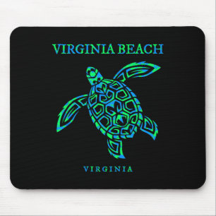 Virginia Beach Virginia Sea Turtle Vacation Souven Mouse Pad