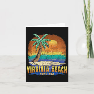 Virginia Beach Virginia Vintage Distressed Souveni Card