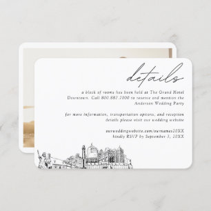 Virginia Beach Wedding Hotel Room Block Details Enclosure Card