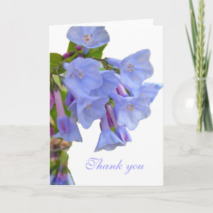 Virginia Bluebells Thank You Coordinated Item Card
