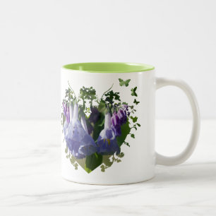 Virginia Bluebells Wildflowers Two-Tone Coffee Mug