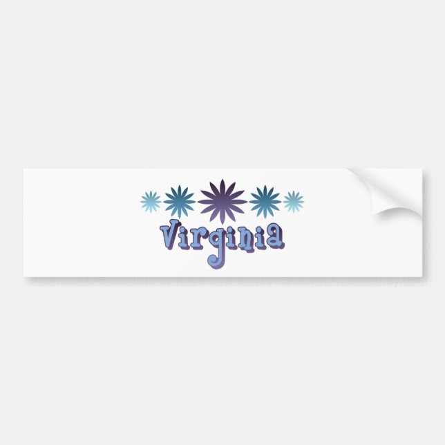 Virginia Bumper Sticker (Front)