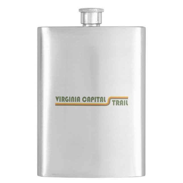 Virginia Capital Trail Hip Flask (Front)