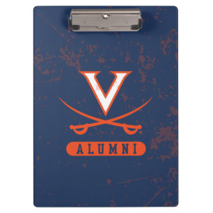 Virginia Cavaliers Alumni Distressed Clipboard