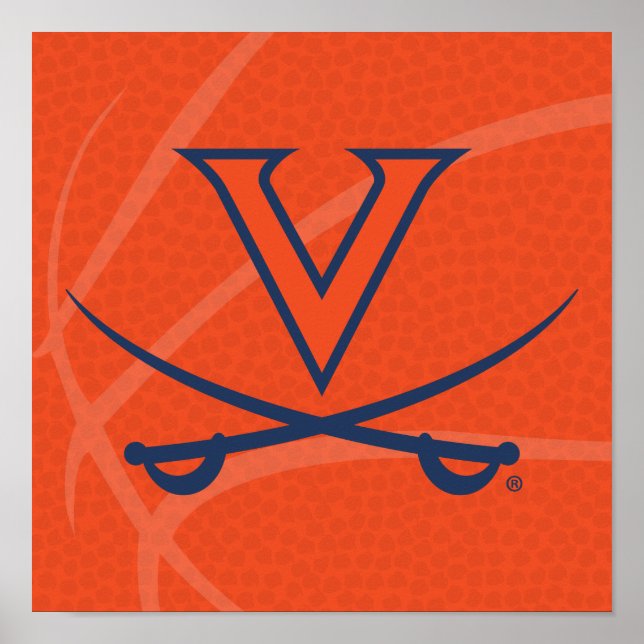 Virginia Cavaliers Basketball Poster (Front)