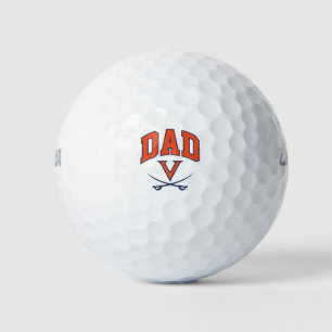 Virginia Cavaliers Dad Golf Balls