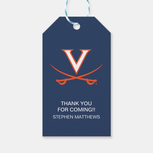 Virginia Cavaliers | Graduation Gift Tags (Front)
