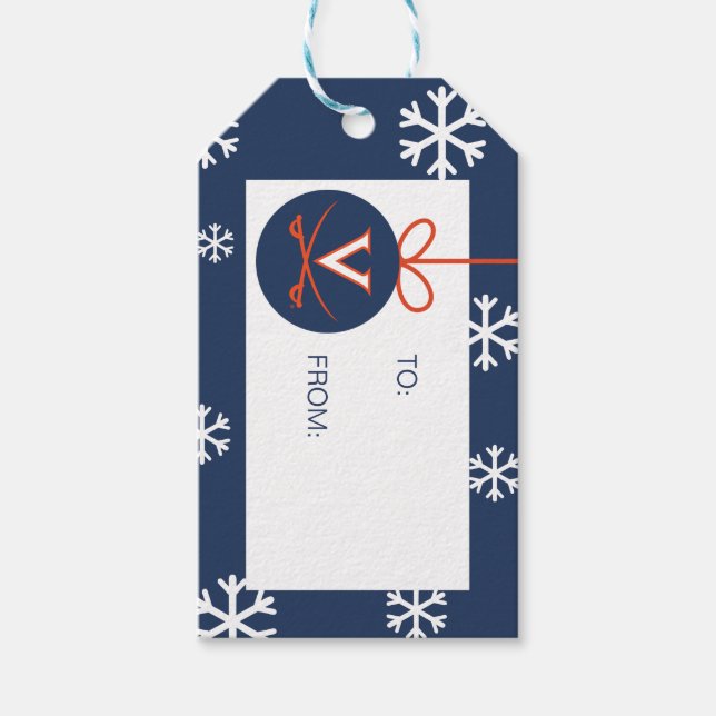 Virginia Cavaliers | Holiday Gift Tags (Front)