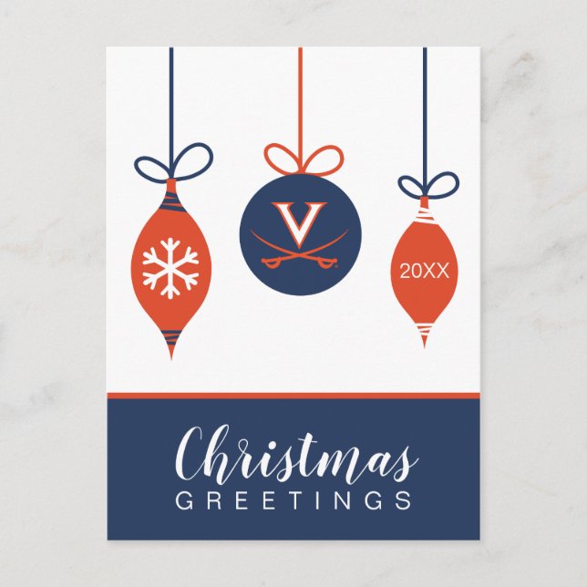 Virginia Cavaliers | Holiday Postcard (Front)