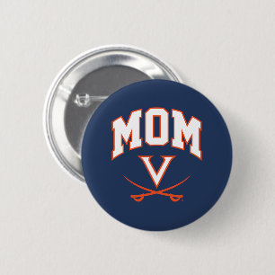 Virginia Cavaliers Mom 6 Cm Round Badge