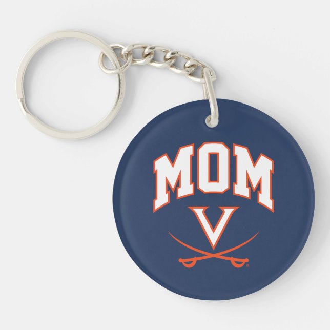 Virginia Cavaliers Mom Key Ring (Front)