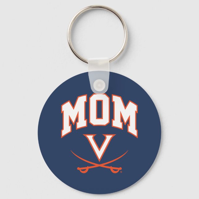 Virginia Cavaliers Mum Key Ring (Front)