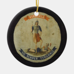 VIRGINIA!!! CERAMIC TREE DECORATION