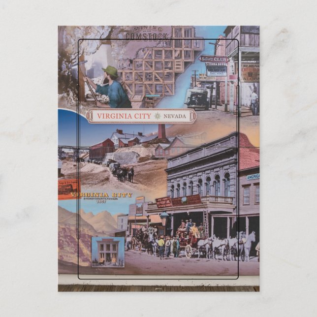 Virginia City Nevada Postcard (Front)