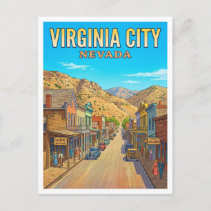 Virginia City Nevada Postcard