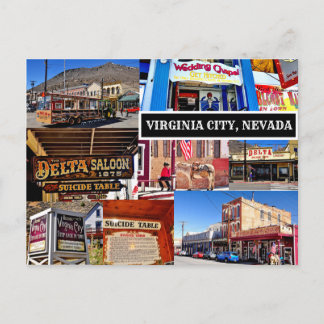 VIRGINIA CITY, NEVADA POSTCARD