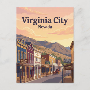 Virginia City USA Postcard