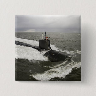 Virginia-class attack submarine 15 cm square badge