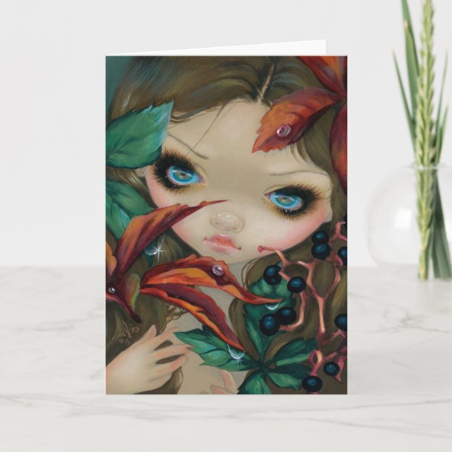 "Virginia Creeper" Greeting Card (Front)