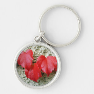 Virginia Creeper Leaves Key Ring