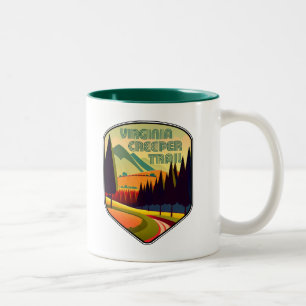 Virginia Creeper Trail Colours Two-Tone Coffee Mug