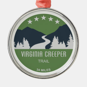 Virginia Creeper Trail Metal Tree Decoration