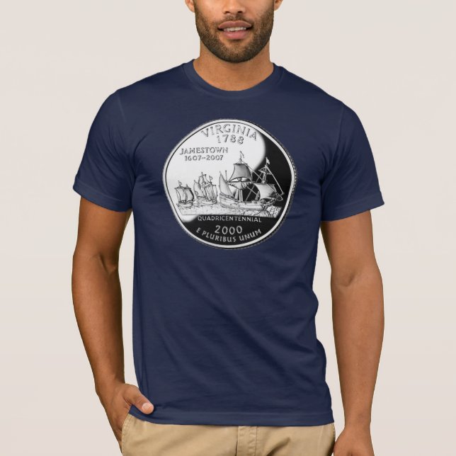 Virginia - Dark T-Shirt (Front)