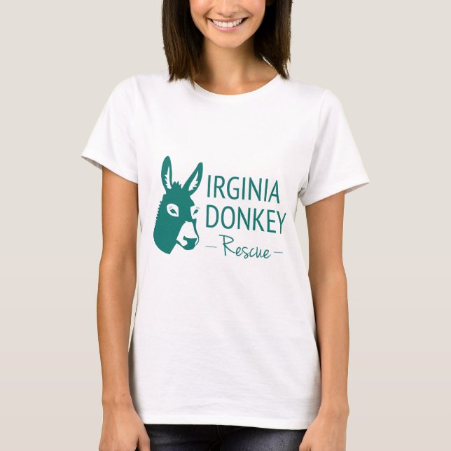 Virginia Donkey Rescue T-Shirt (Front)