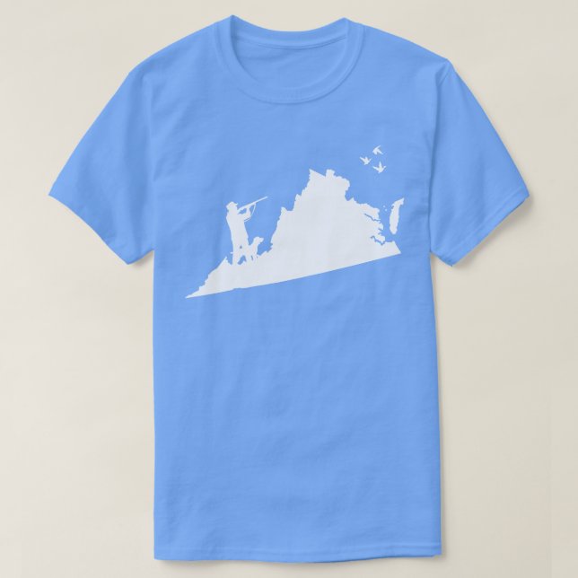 Virginia Duck Hunting T-Shirt (Design Front)