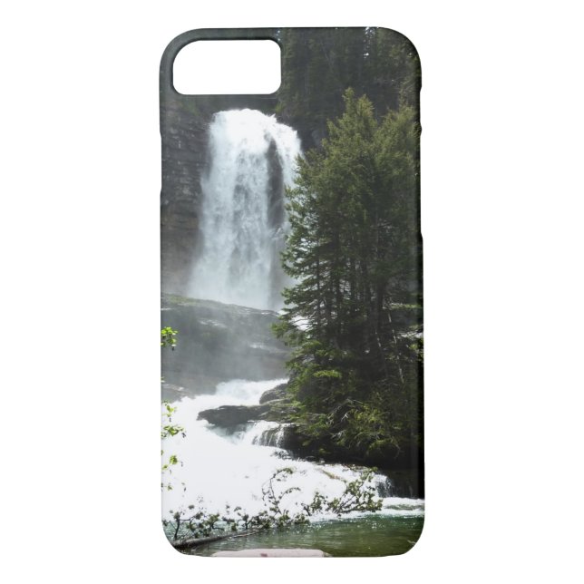 Virginia Falls at Glacier National Park Case-Mate iPhone Case (Back)