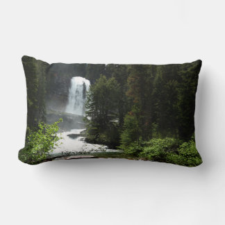 Virginia Falls at Glacier National Park Lumbar Cushion