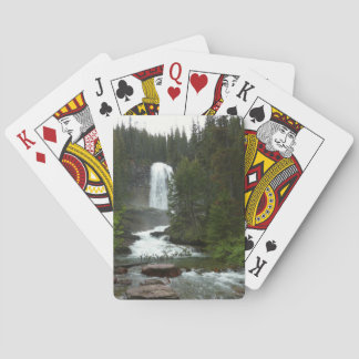 Virginia Falls at Glacier National Park Playing Cards
